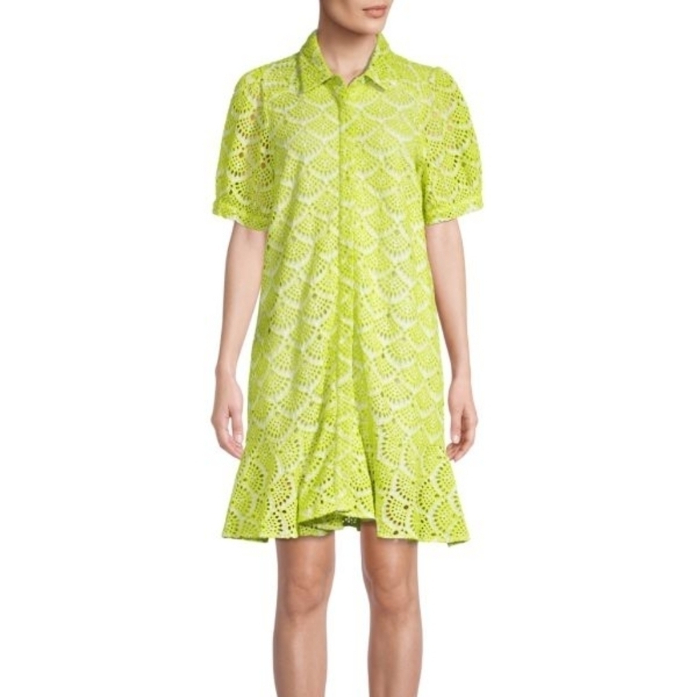 TANYA TAYLOR Aliciana Shell-Patterned Dress Size 4